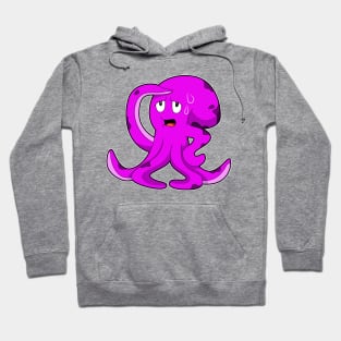 Octopus as Athlete at Sweating Hoodie